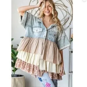 Oli & Hali | Tops | Oli And Hali Laurel Canyon Oli Hali Tiered Ruffled ...